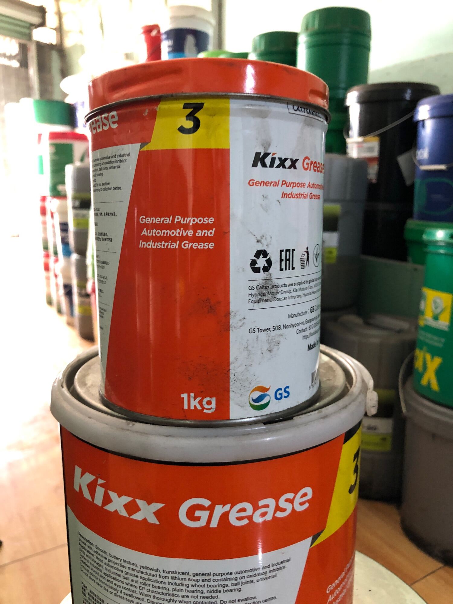 Mỡ đa dụng Kixx Grease 3 1kg