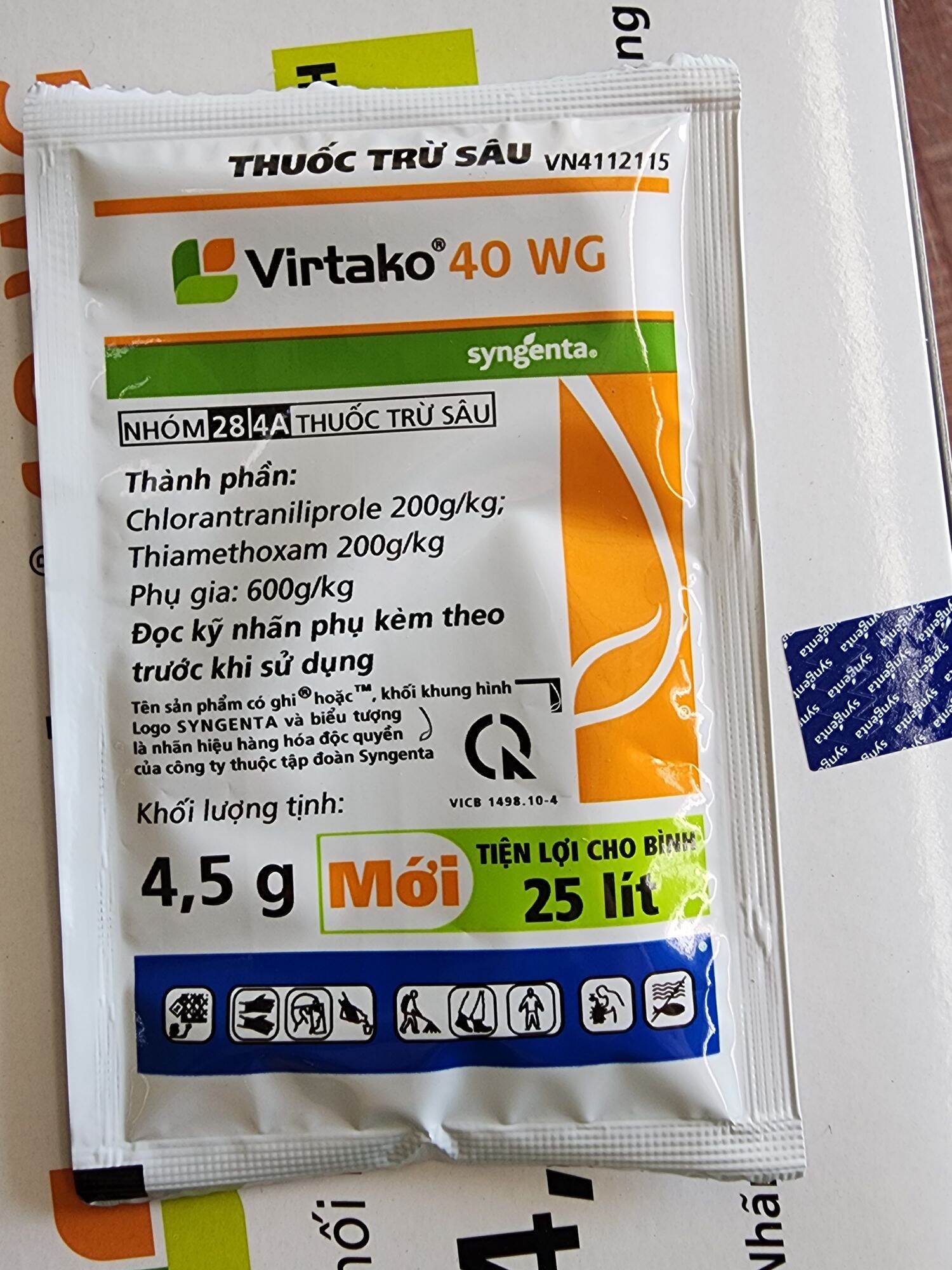 Thuốc trừ sâu Virtako 40wg 4,5gr combo 2 gói