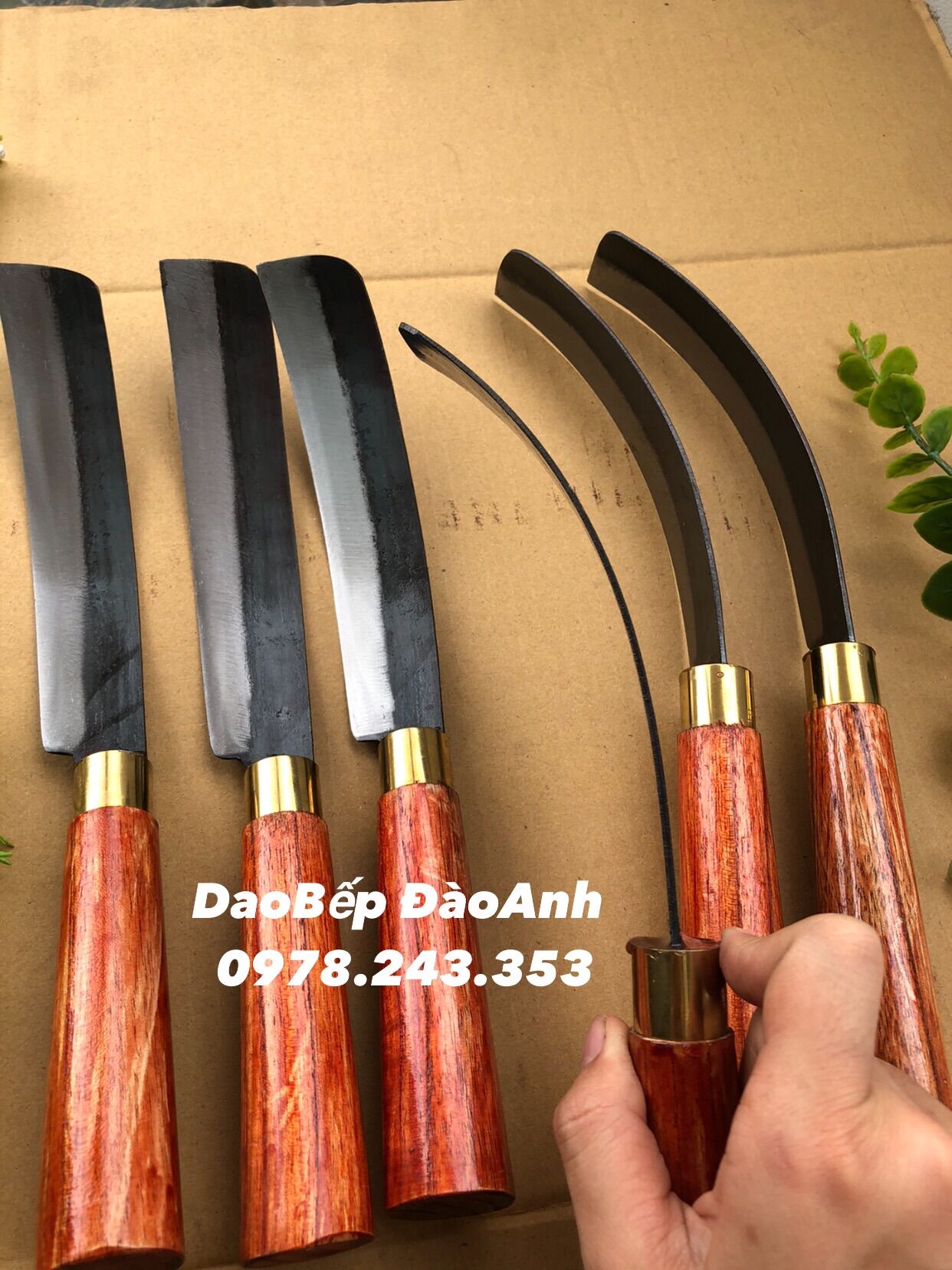 Dao cong cắt lõi mít