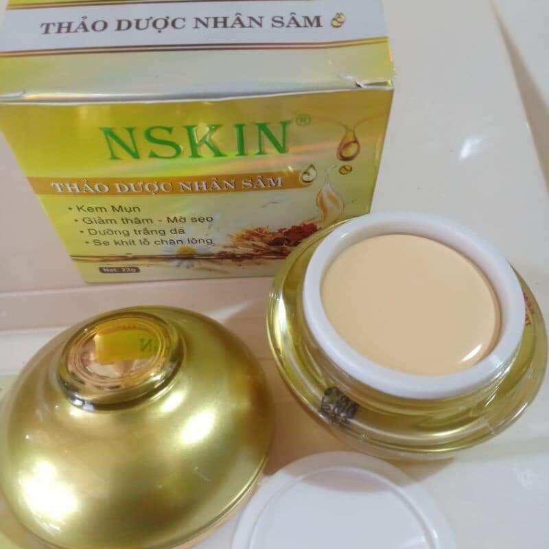 kem  thảo dược nhân sâm nskin( mụn)