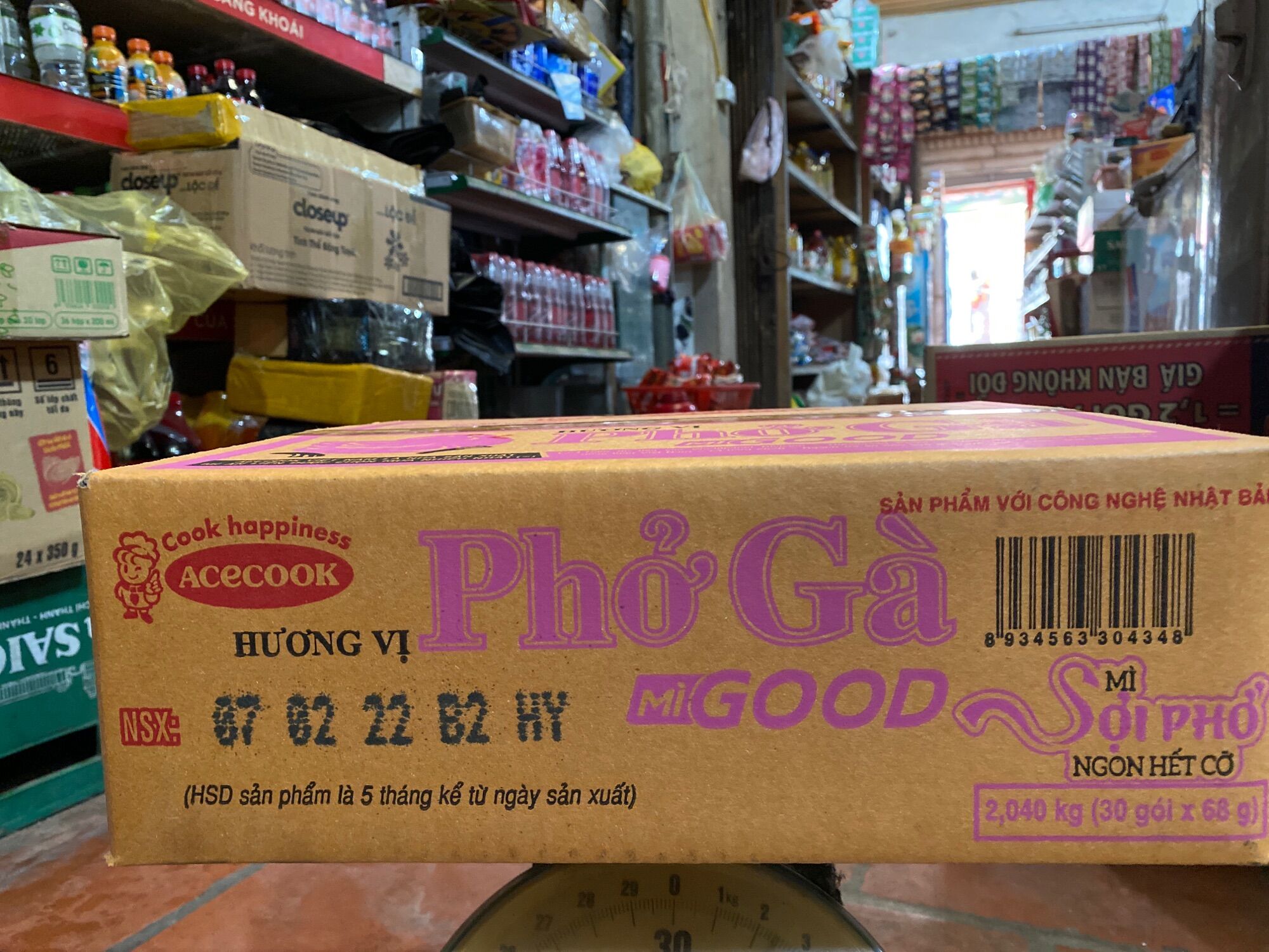 Phở gà good Acecook thùng 30 gói x 68gam