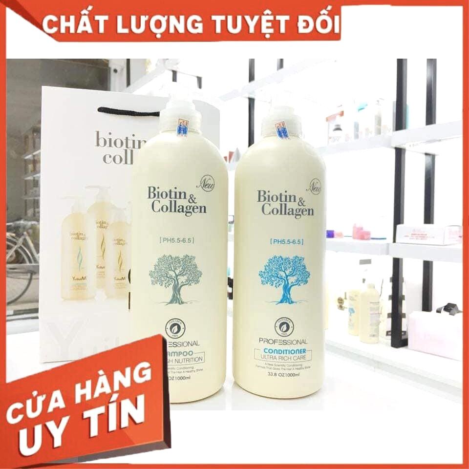 [Hcm]Cặp Dầu Gội Xả Biotin Collagen ( Chính Hãng )