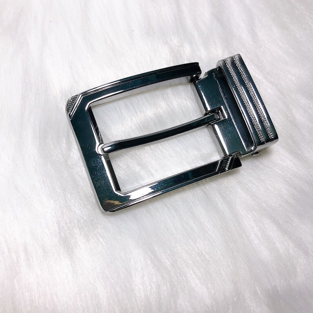 Mặt khóa thắt lưng (đầu dây nịt), mặt kim, bản rộng  3.5cm