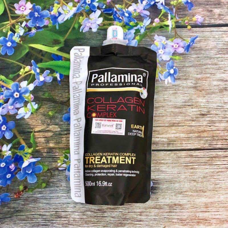 HẤP DẦU SUÔN MƯỢT PALLAMINA COLLAGEN KERATIN COMPLEX TÚI  500ML []
