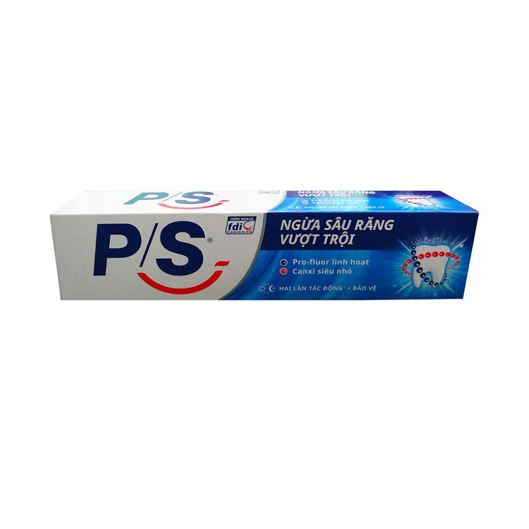 Kem đánh răng P/S 100g trà xanh / ngừa sâu răng