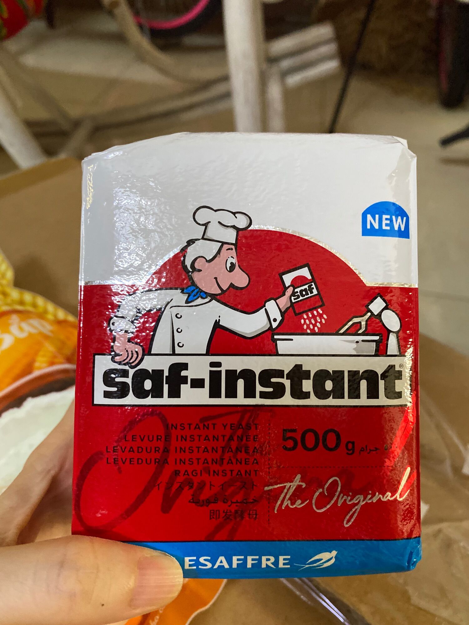Men nở làm bánh mì saf instant đỏ bánh lạt gói 500gram