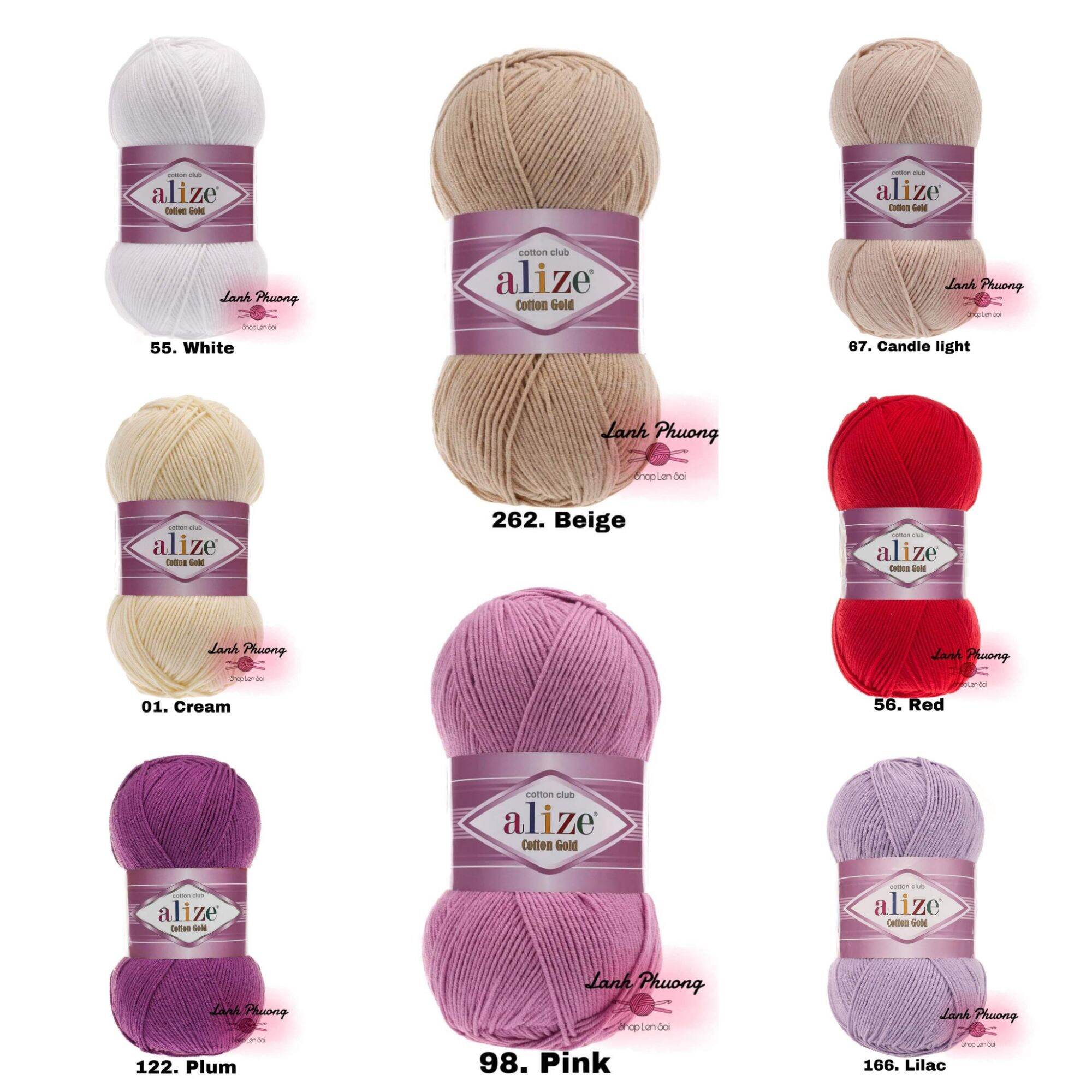 Len Alize Cotton Gold 100gr Thổ Nhĩ Kỳ