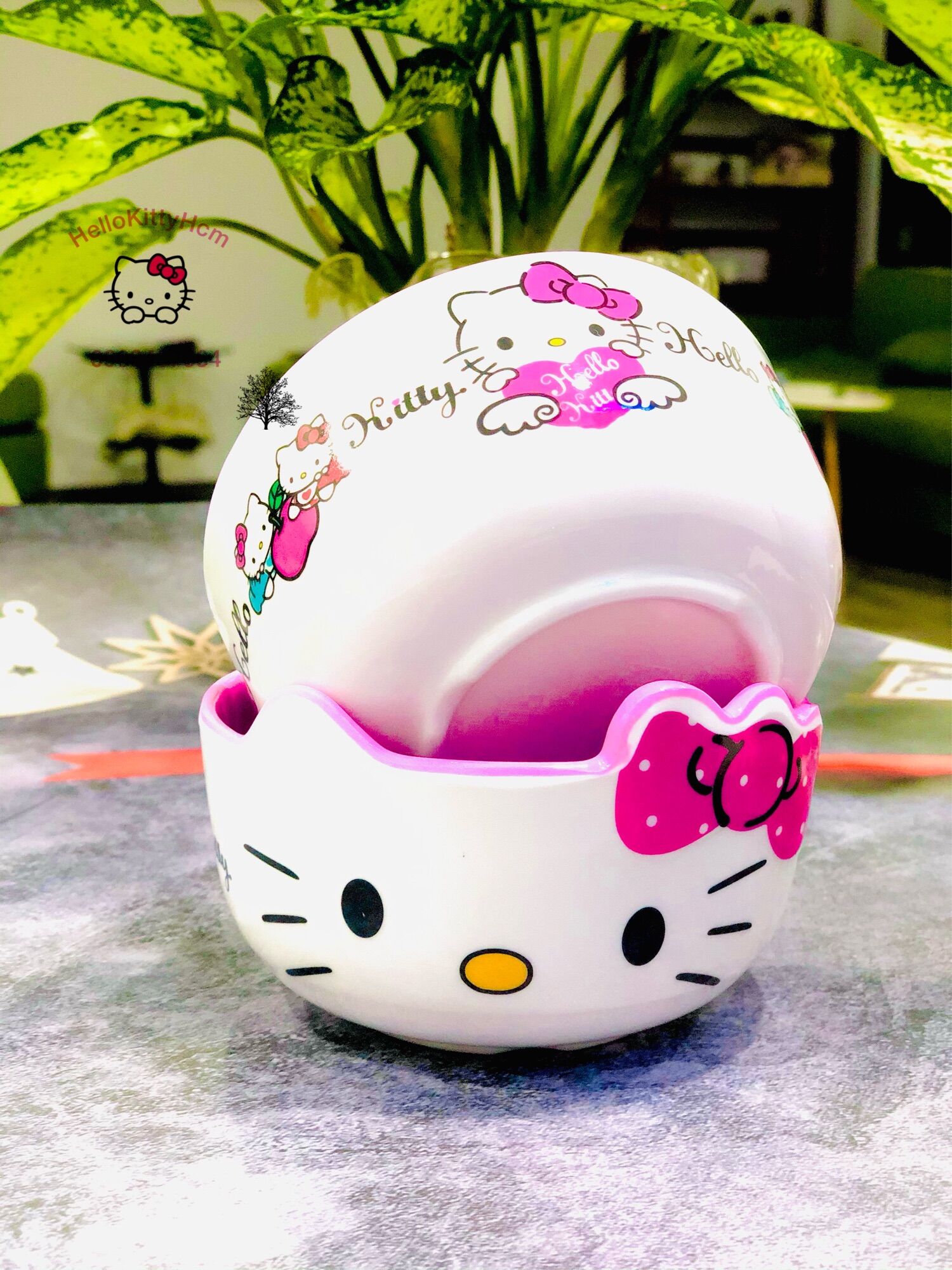 Chén nhú 3D Melamin HelloKitty