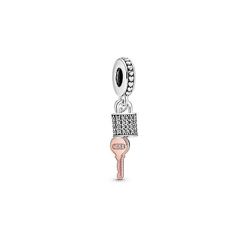 CHARM PAN ALE TREO Ổ KHOÁ CHÌA BẠC S925