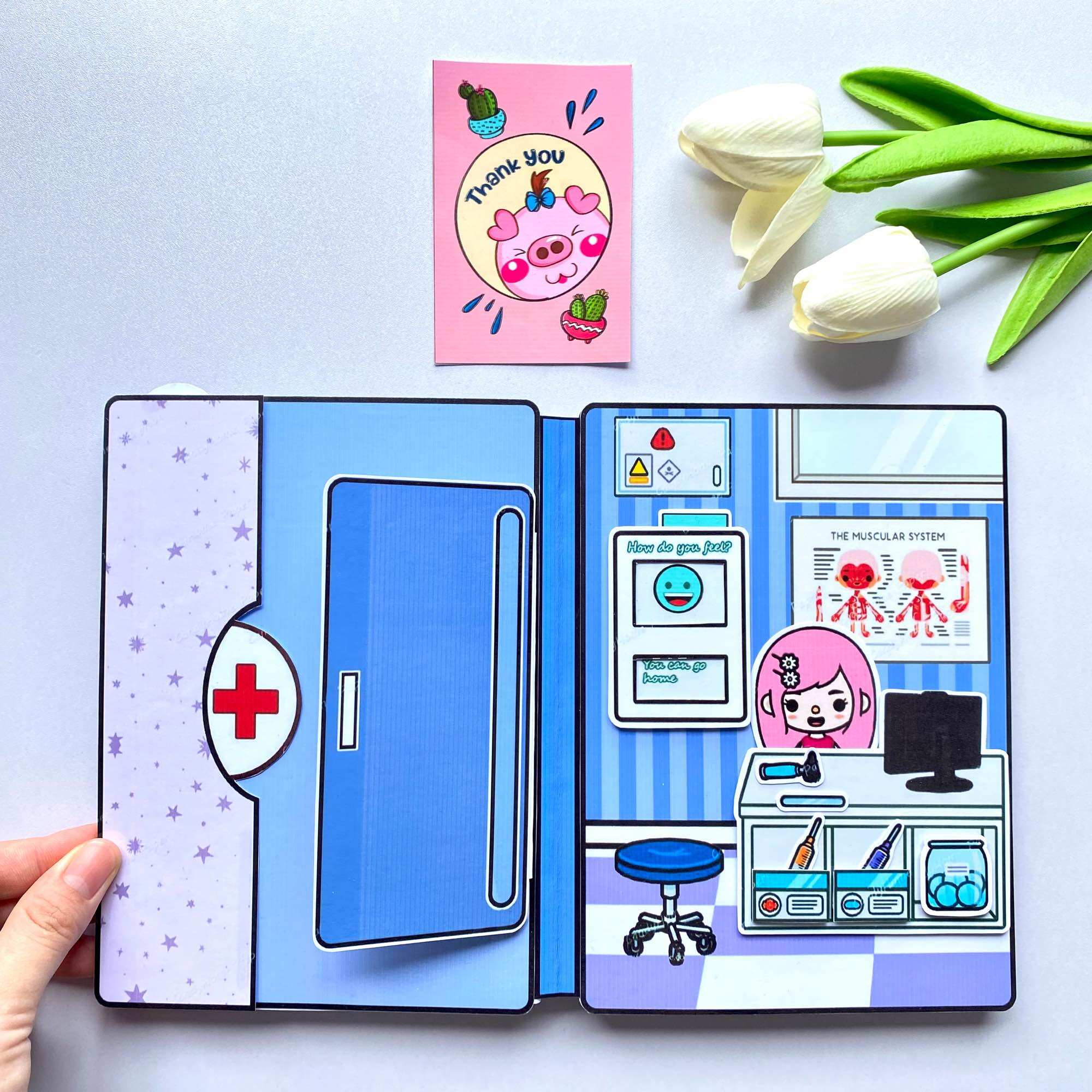 Tập làm bác sĩ cùng TocaBoca - Búp bê giấy