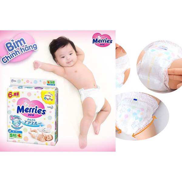 Bỉm quần/dán Merries nội địa Nhật