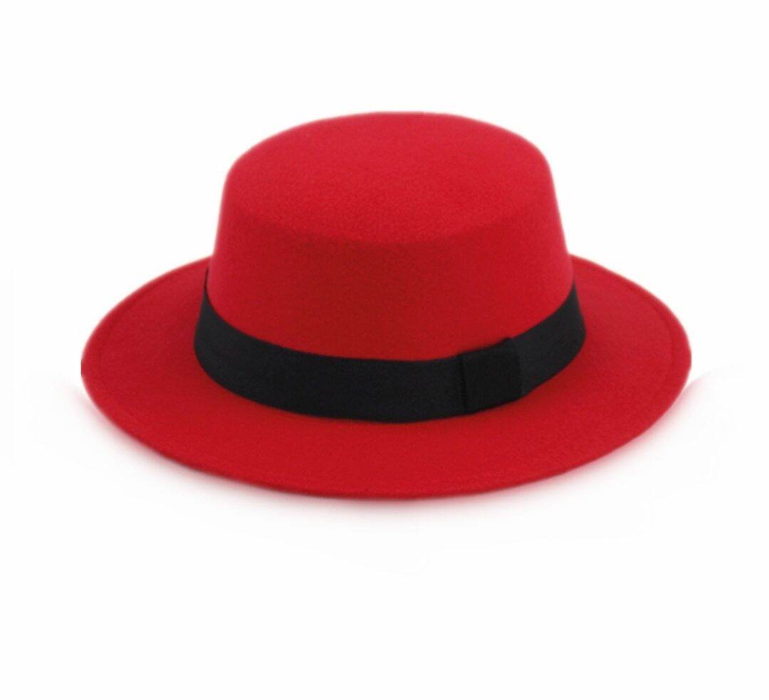 Nón mũ rộng vành nỉ fedora thời trang Hàn Quốc