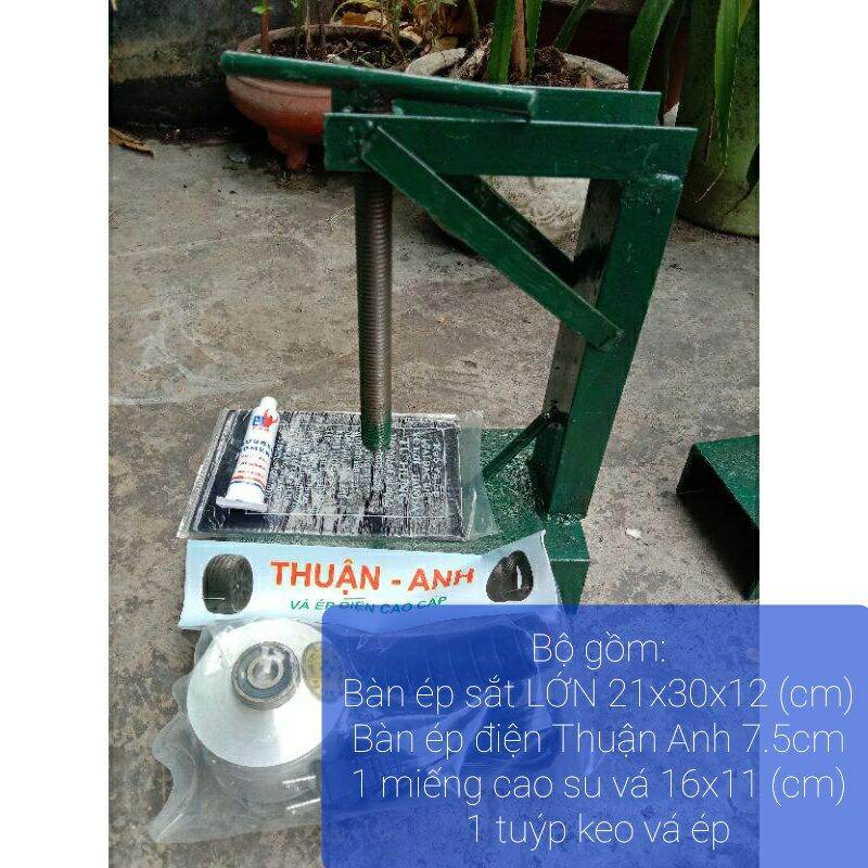 Bộ Vá Ép Điện Vỏ Xe - Ruột Xe - Khbved003