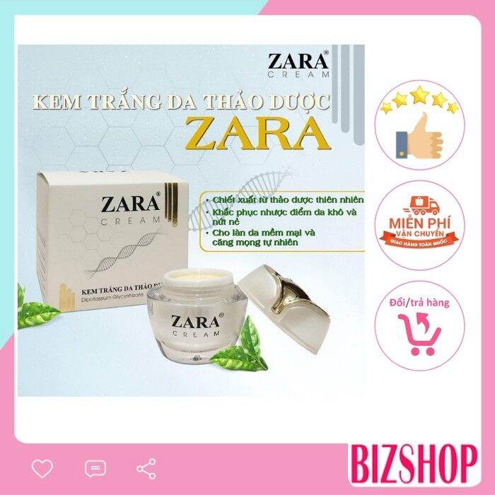 KEM DƯỠNG TRẮNG DA THẢO DƯỢC ZARA CREAM