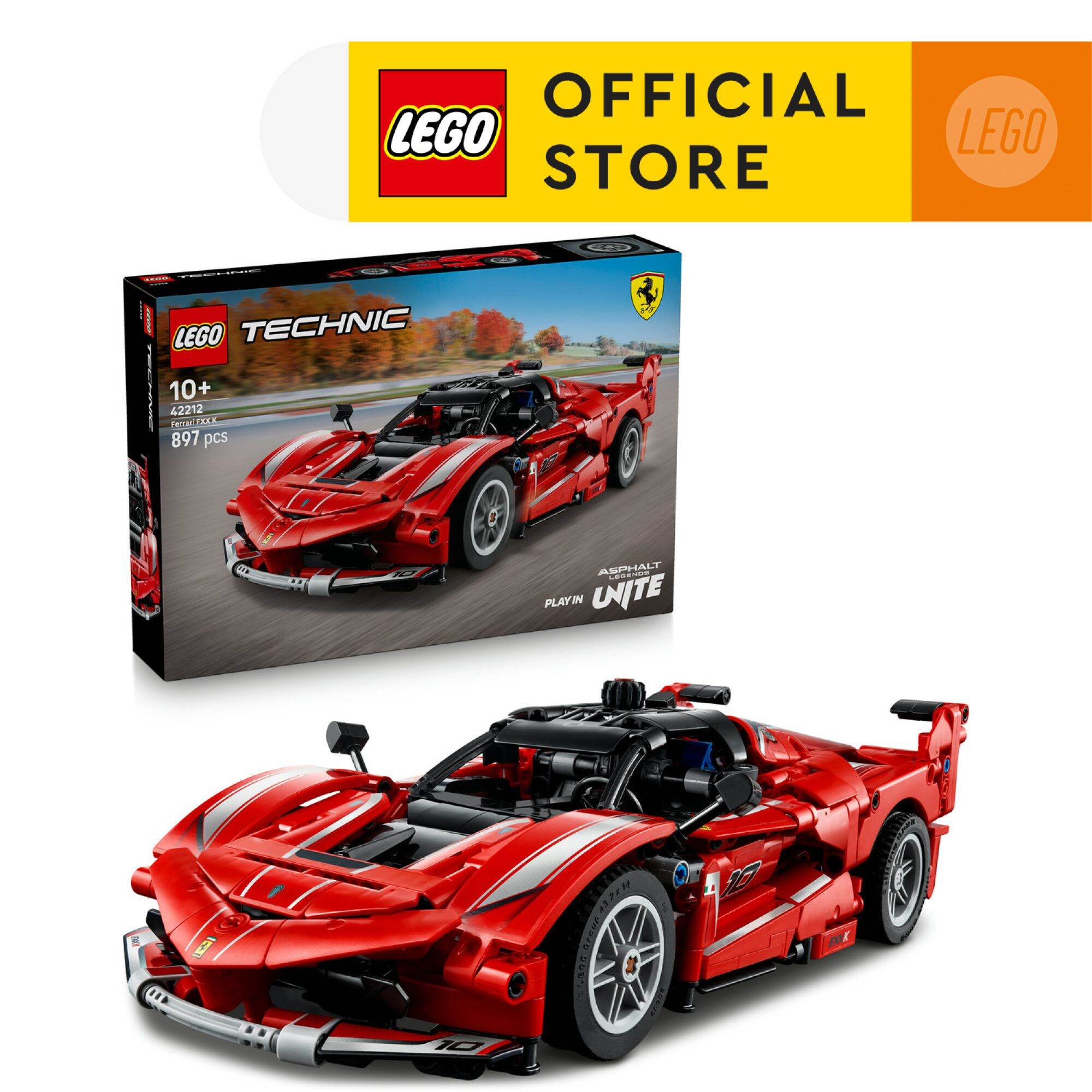 LEGO TECHNIC 42212-LG Đồ Chơi Lắp Ráp Siêu Xe Ferrari FXX K – V29 (897 Chi Tiết)