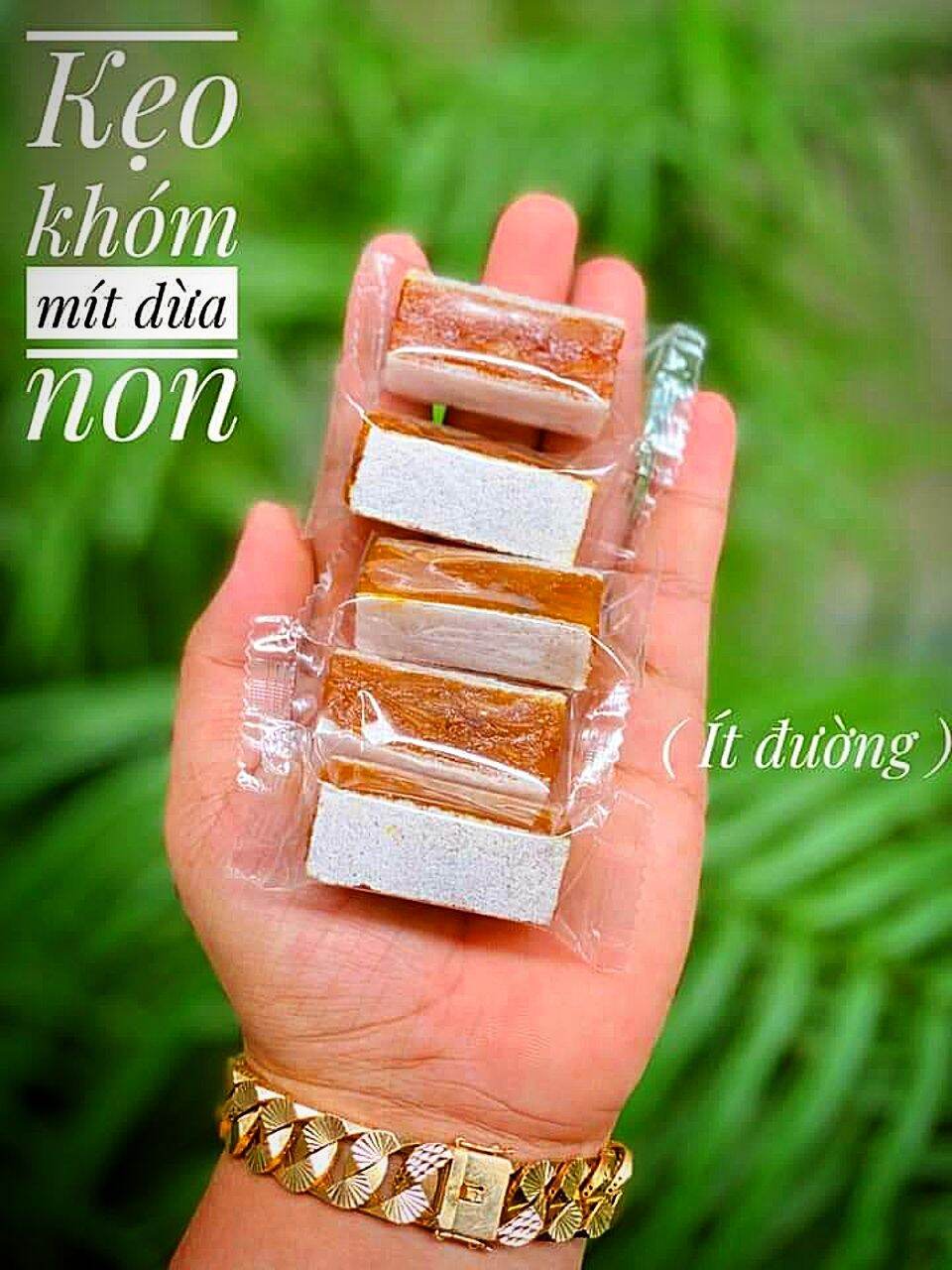 Kẹo khóm mít dừa non ít đường 500g