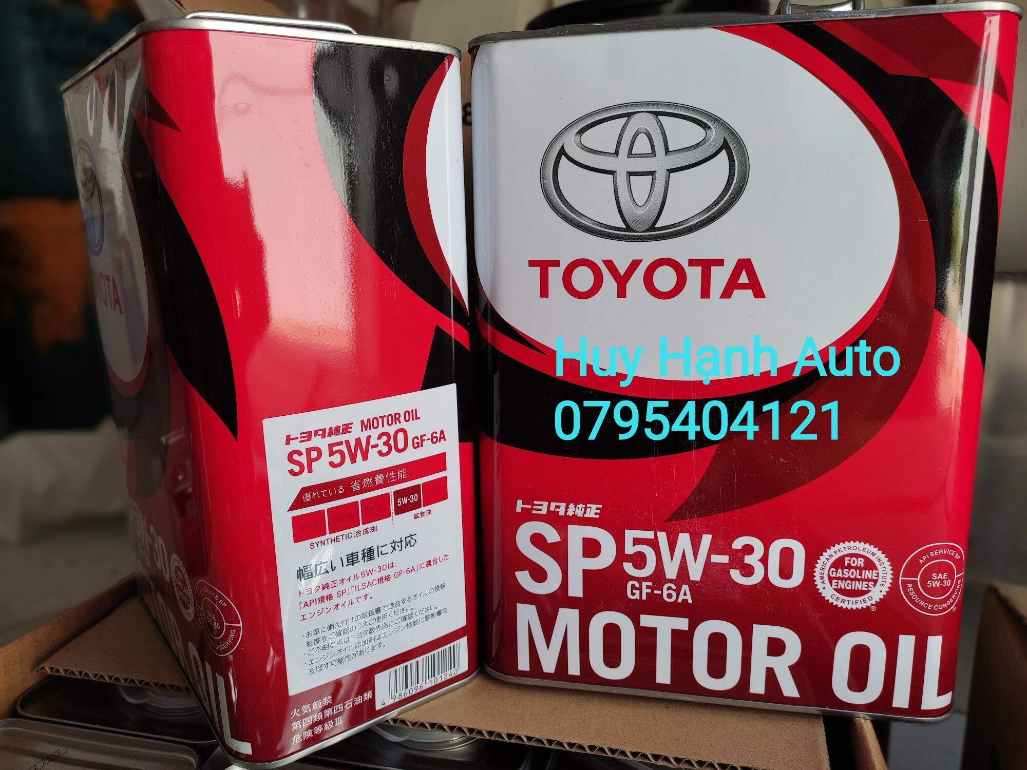 Dầu Nhớt Động Cơ Toyota 5w30 SP/GF-6A 4 Lít