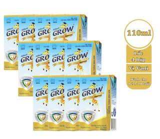 Combo 3 lốc 110ml sữa pha sẵn Abbott Grow hương vani