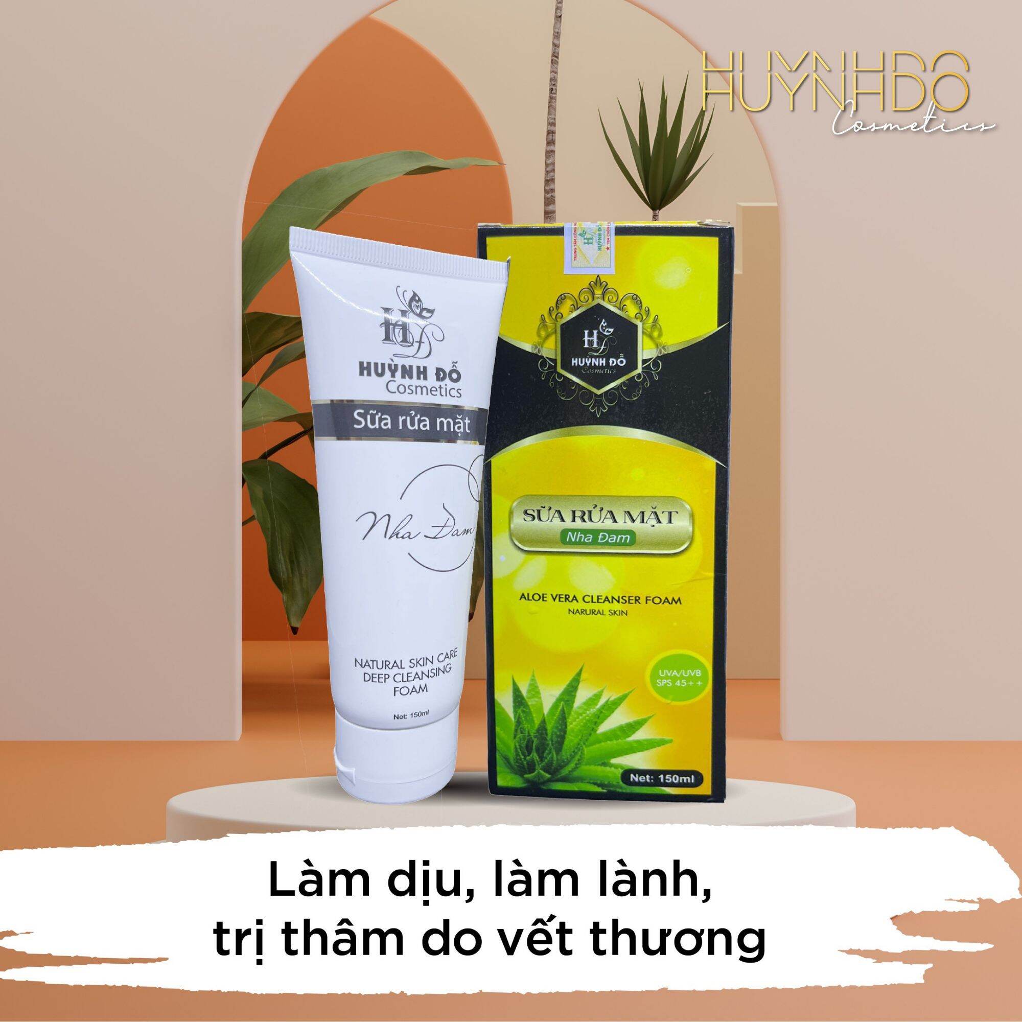 Sữa Rửa Mặt nha đam huỳnh đỗ