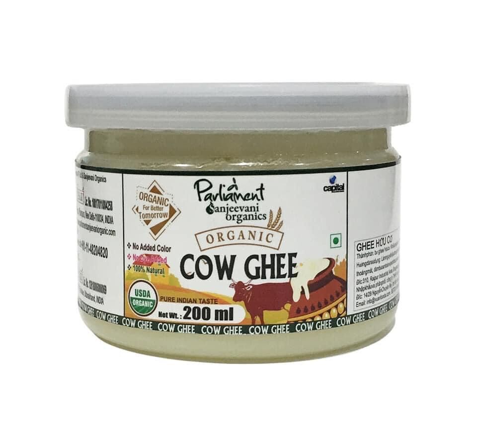 Bơ ghee hữu cơ 200ml