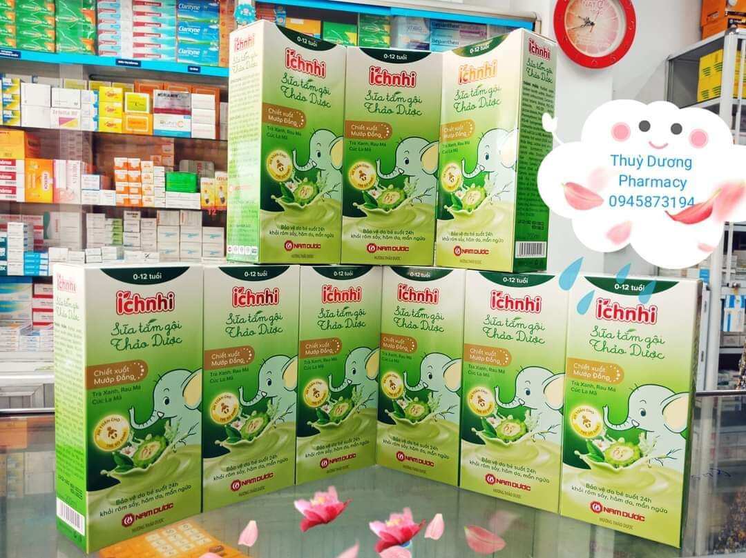 Sữa tắm gội thảo dược ích nhi