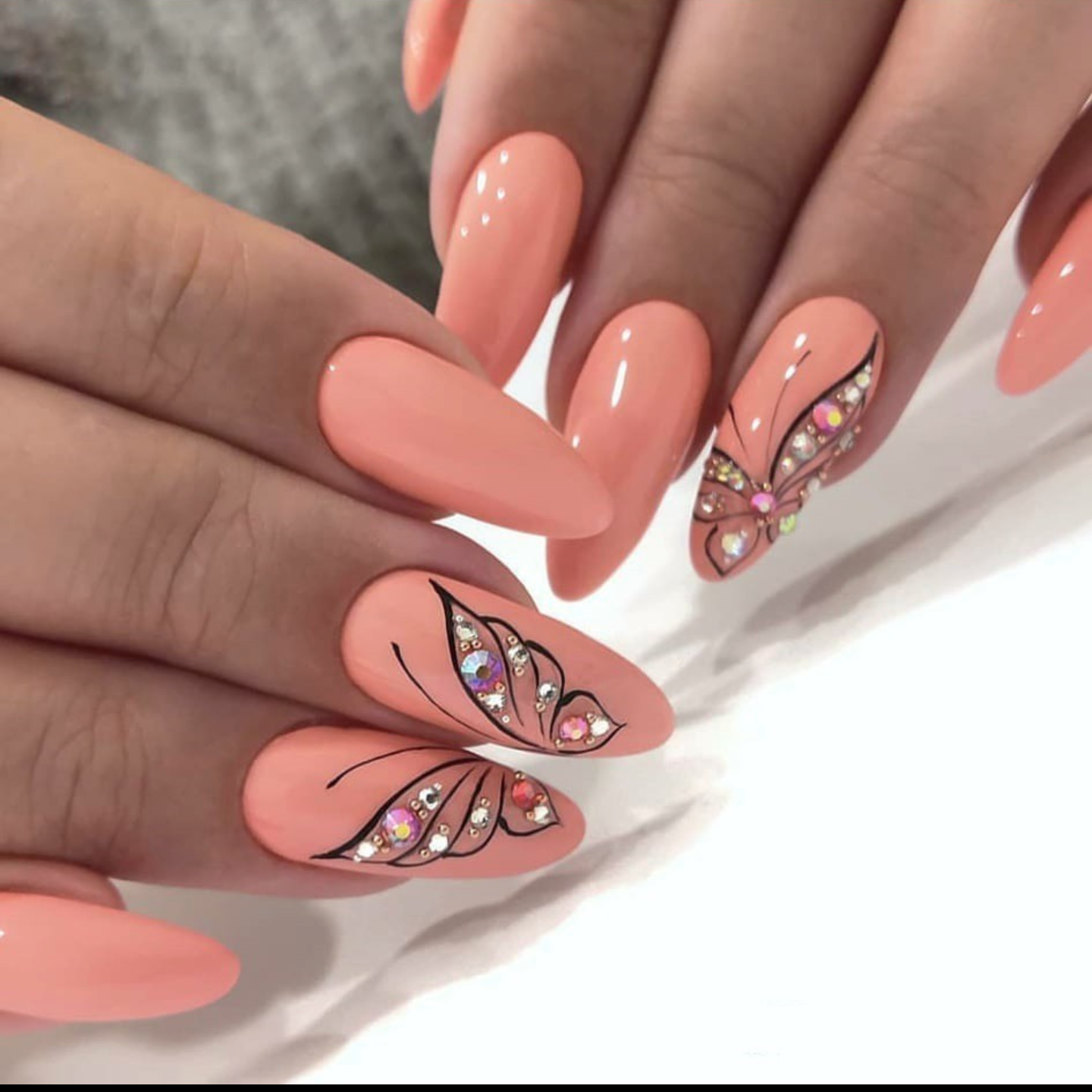 khay đá đính móng , đá chân lưới nail 16 khía trang trí móng ( đủ màu sắc )