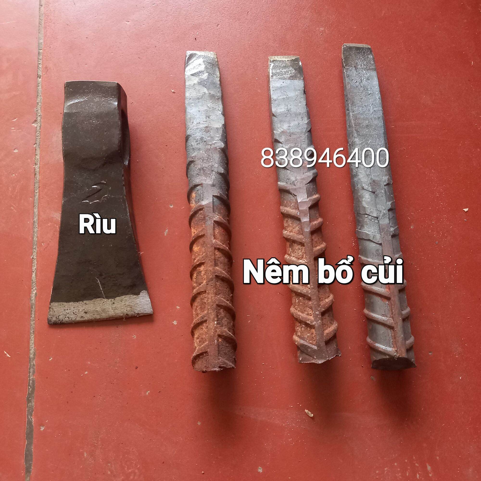 Bộ đôi rìu bổ củi - nêm bổ củi chắc khỏe tiện lợi