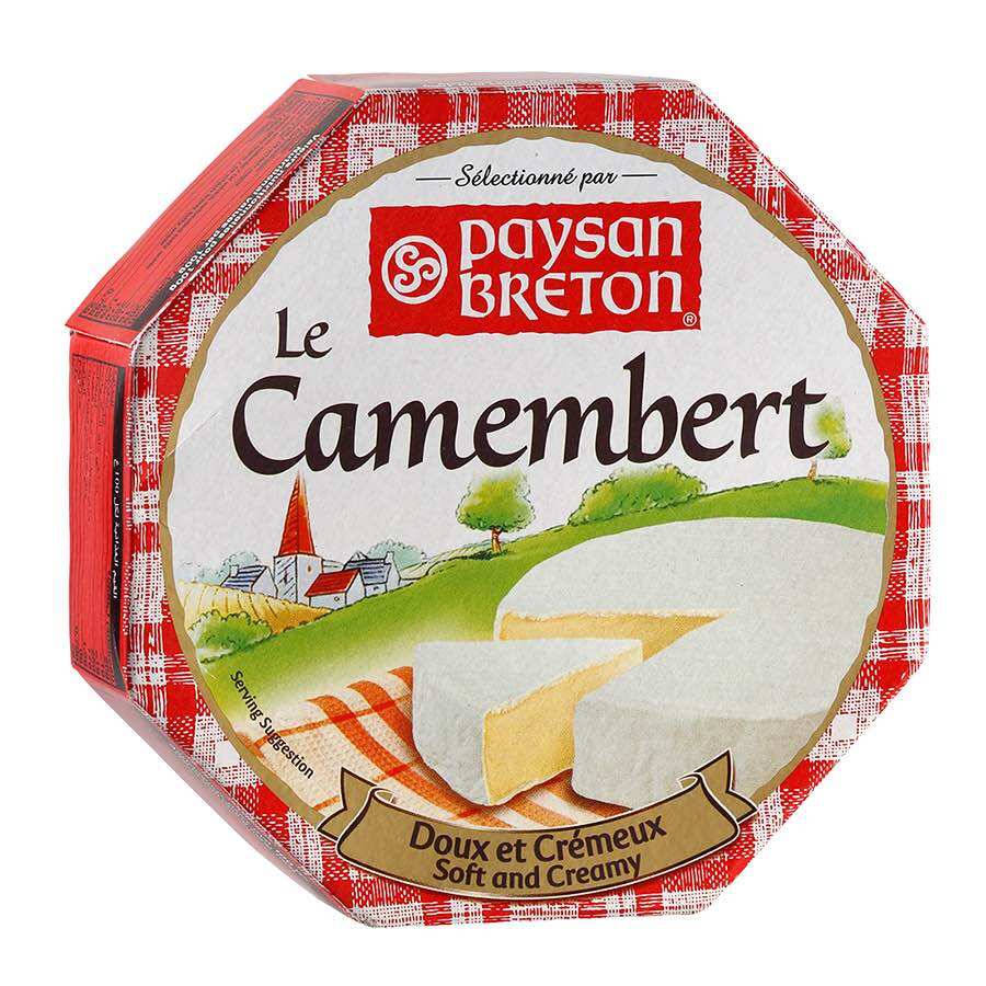 Phô Mai Camembert Pháp Paysan Breton 125g - Đậm Đà Truyền Thống, Ăn Kèm Đồ Nguội, Baguette