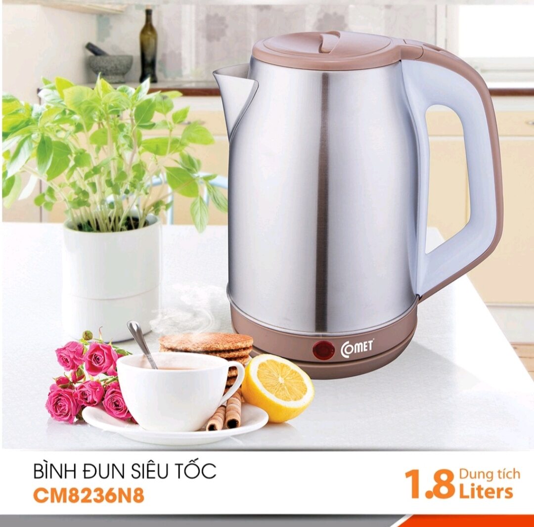 Bình đun siêu tốc COMET - CM8236N8