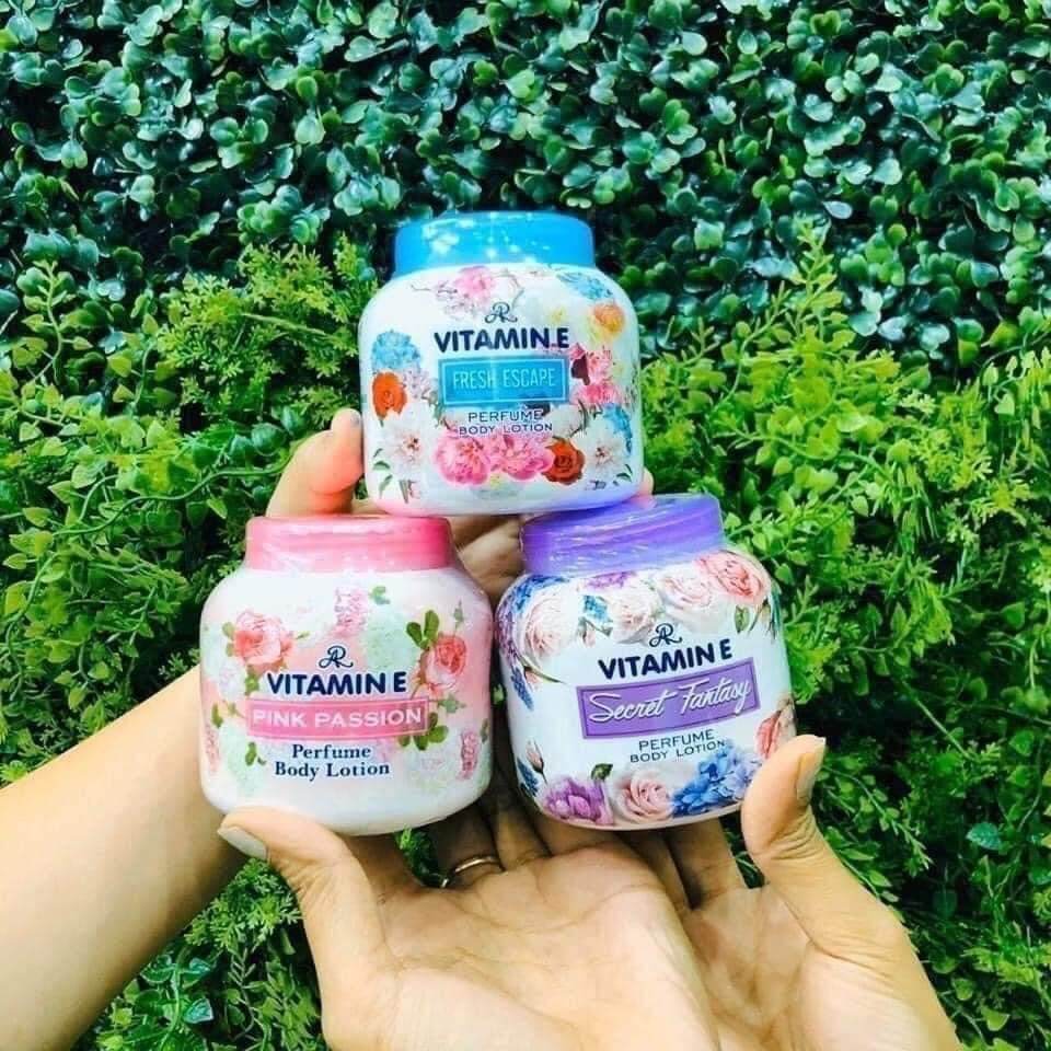 Kem body vitamin e hương nước hoa thái lan