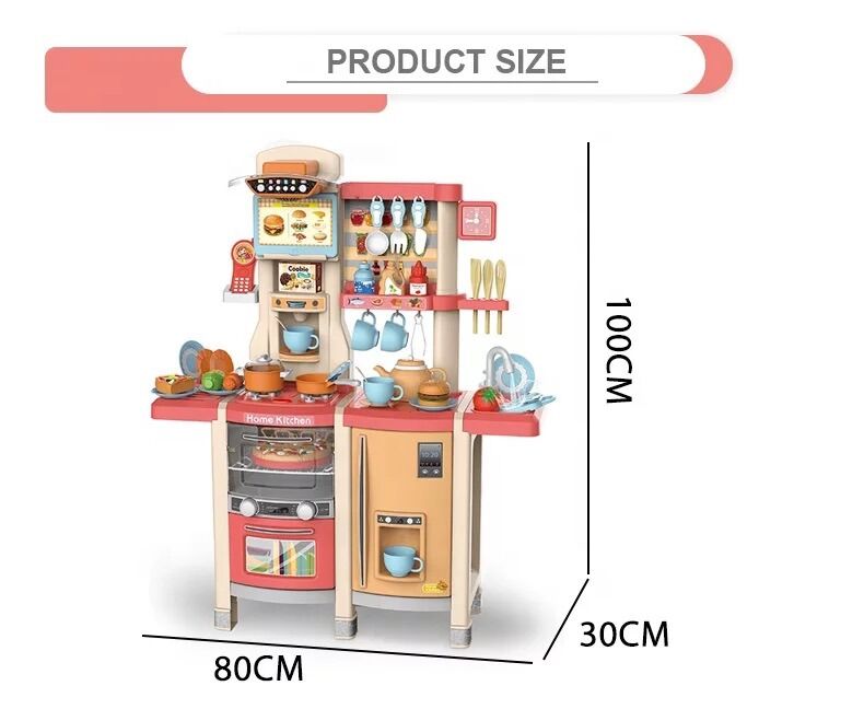 Đồ chơi nấu ăn kệ bếp Home Kitchen 100 cm cho Bé