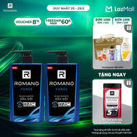 Combo 2 Dầu gội Romano hương nước hoa 650g