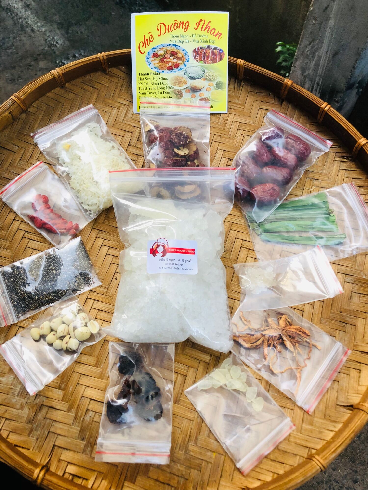 Sét chè dưỡng nhan 13 vị 500gr