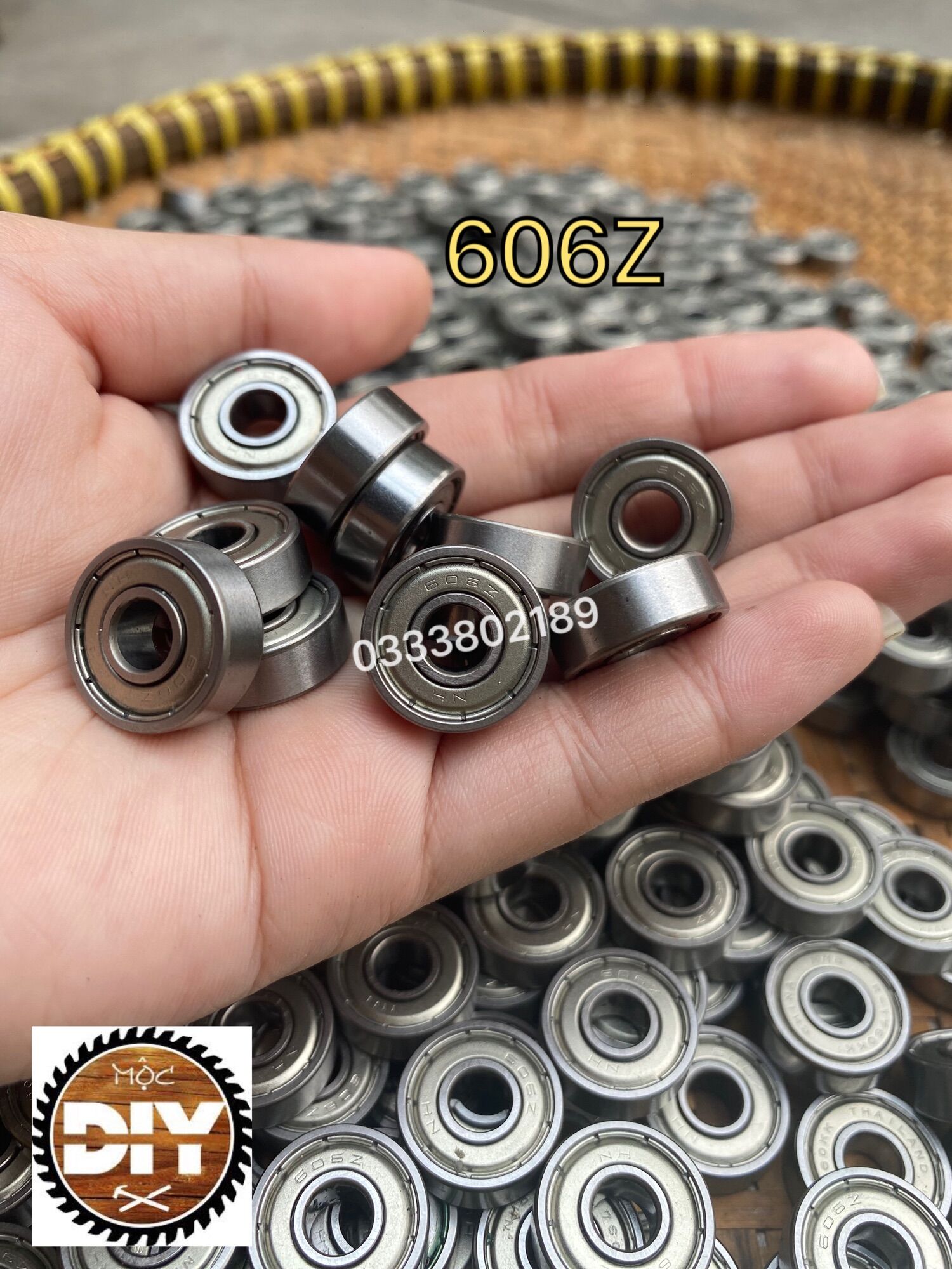 BẠC ĐẠN 606/ BẠC ĐẠN TRỤC 6mm/ Vòng Bi 606 (6x17x6mm) ( hàng tháo máy)