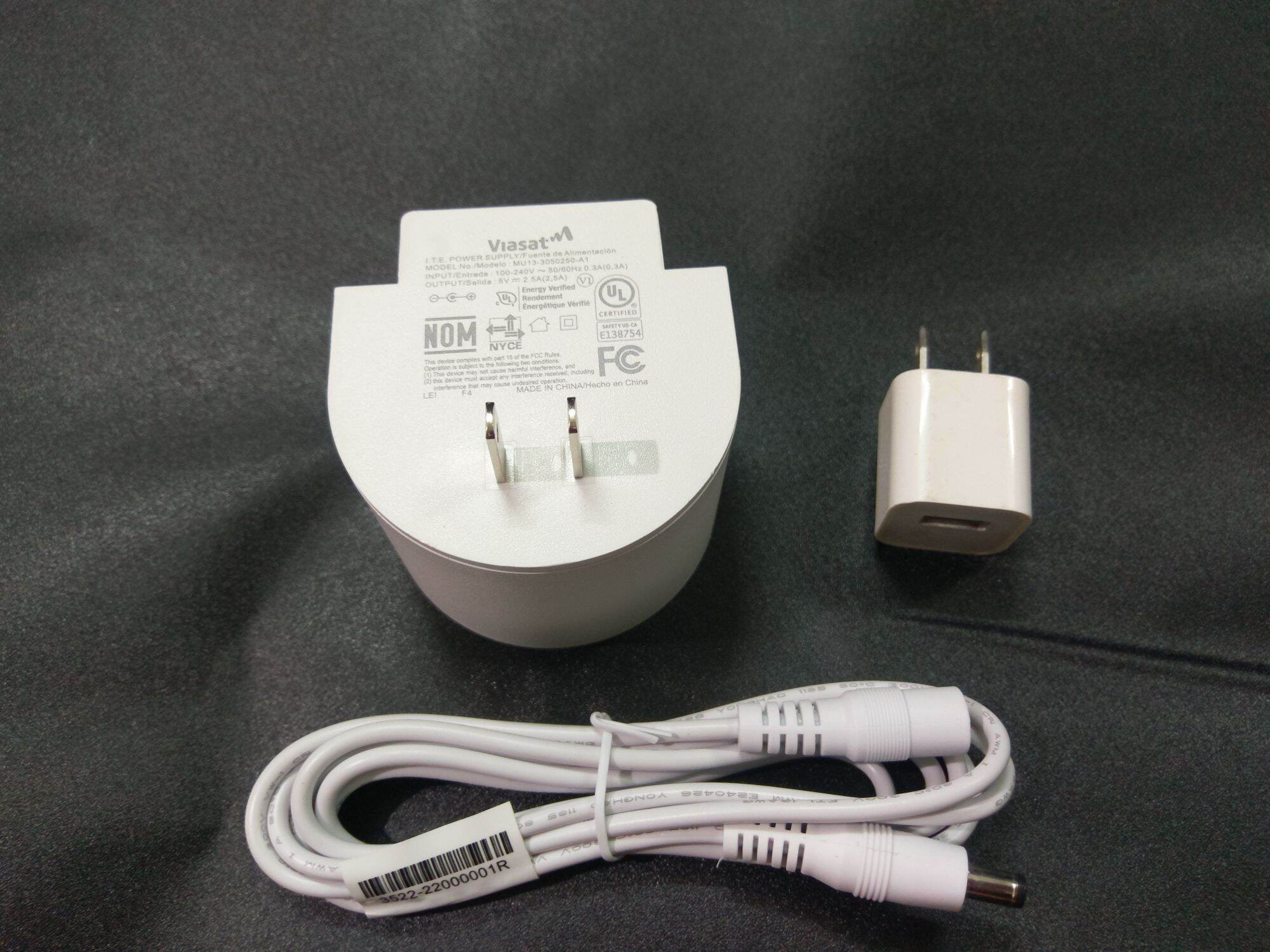 Adaptor Nguồn 5V - 2,5A Viasat MU13 Chính hãng. Hàng xuất Mỹ. Cực xịn. Zắc 5,5 li