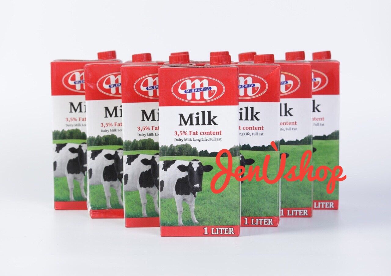 #HOT#SỮA TƯƠI MLEKOVITA #SữatươiBaLan SỮA TƯƠI TIỆT TRÙNG MLEKOVITA #Sữatươikhôngđường