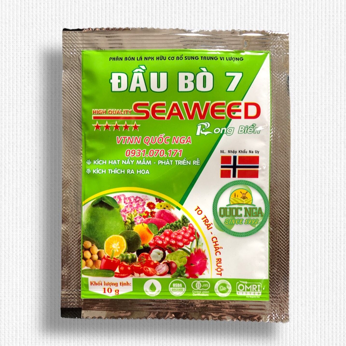 PHÂN BÓN LÁ HỮU CƠ VI LƯỢNG SEAWEED RONG BIỂN