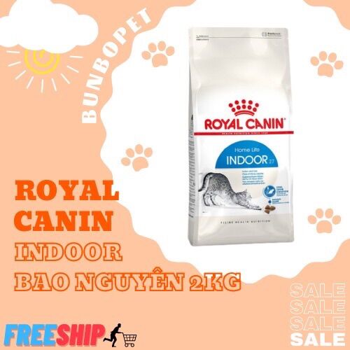 Royal Canin Indoor 2kg - Hạt cho mèo