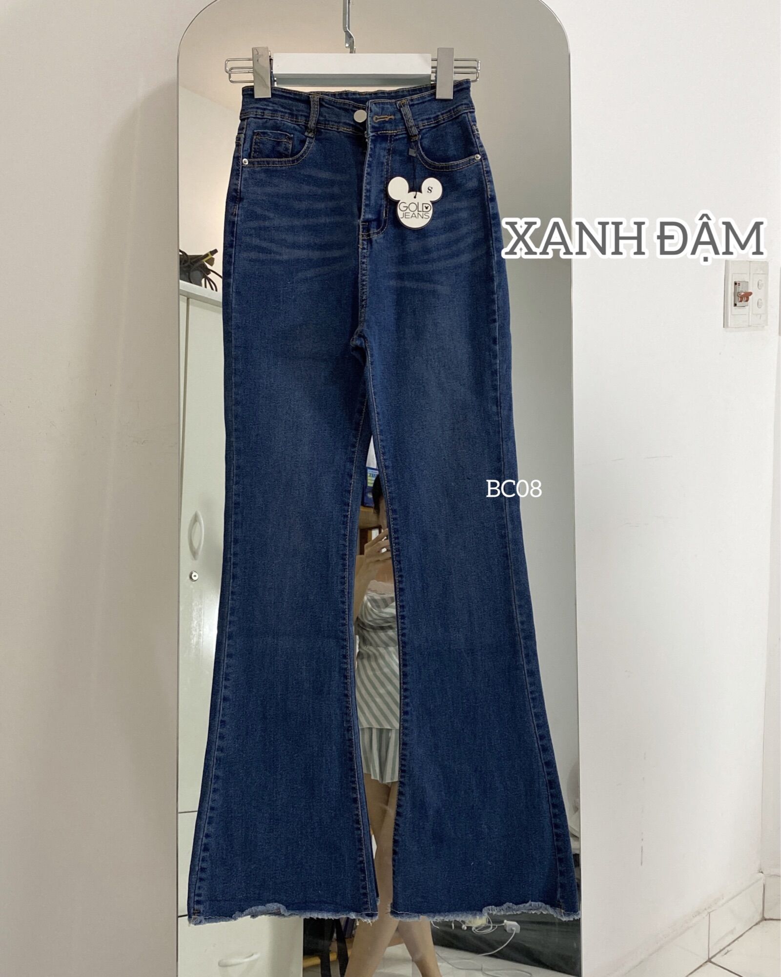 Quần Loe Nữ Dáng dài 104cm cắt gấu