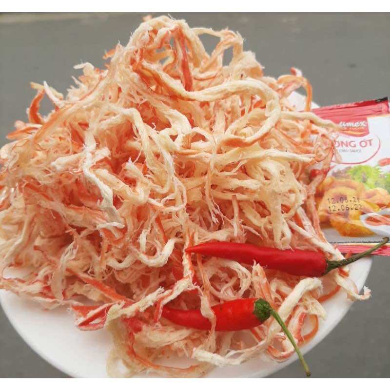 Mực sợi hấp nước dừa