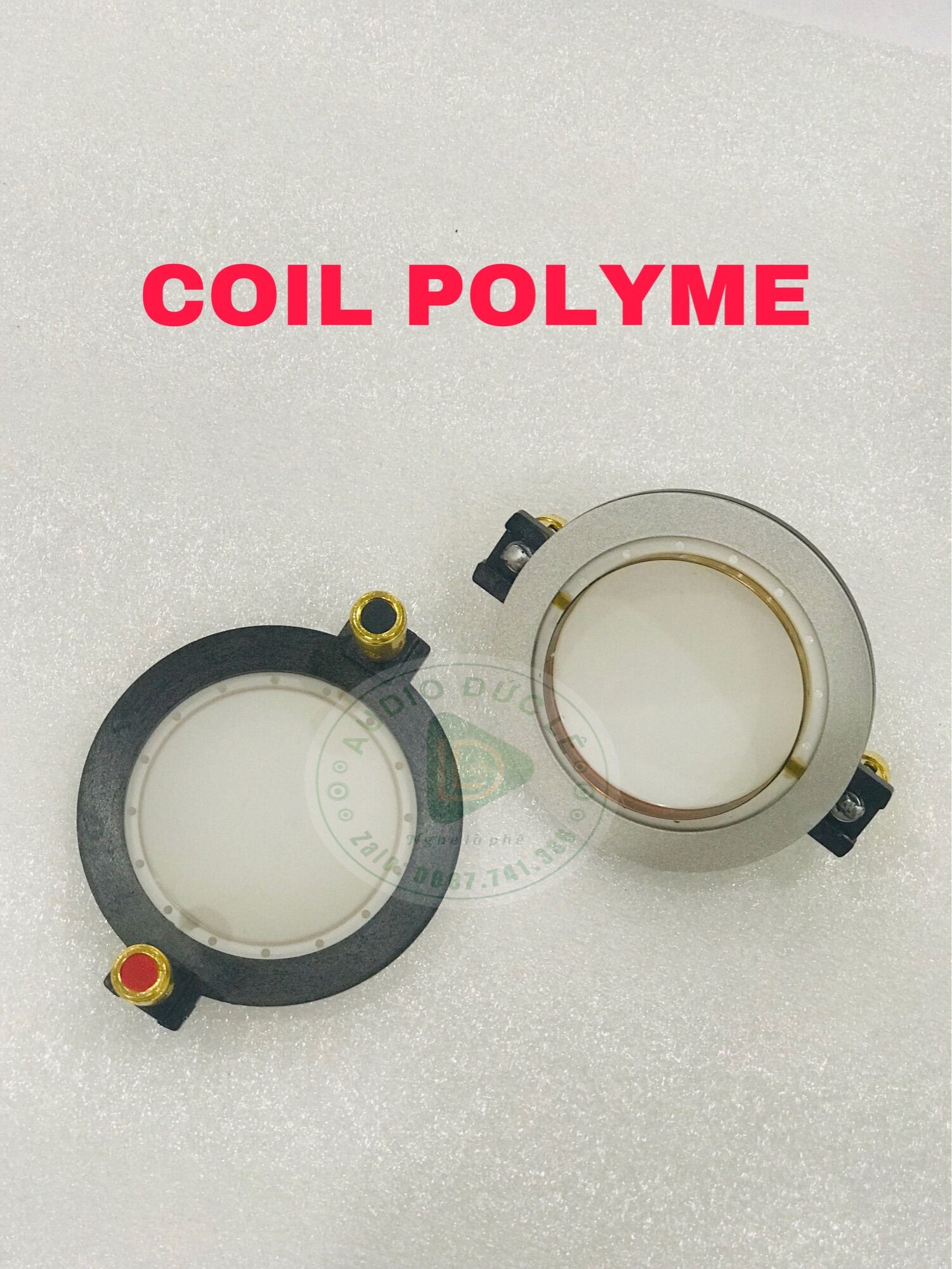 Côn loa treble neo 450 - loại màng polyme cọc nhấn tròn - coil loa trép 450 từ neo