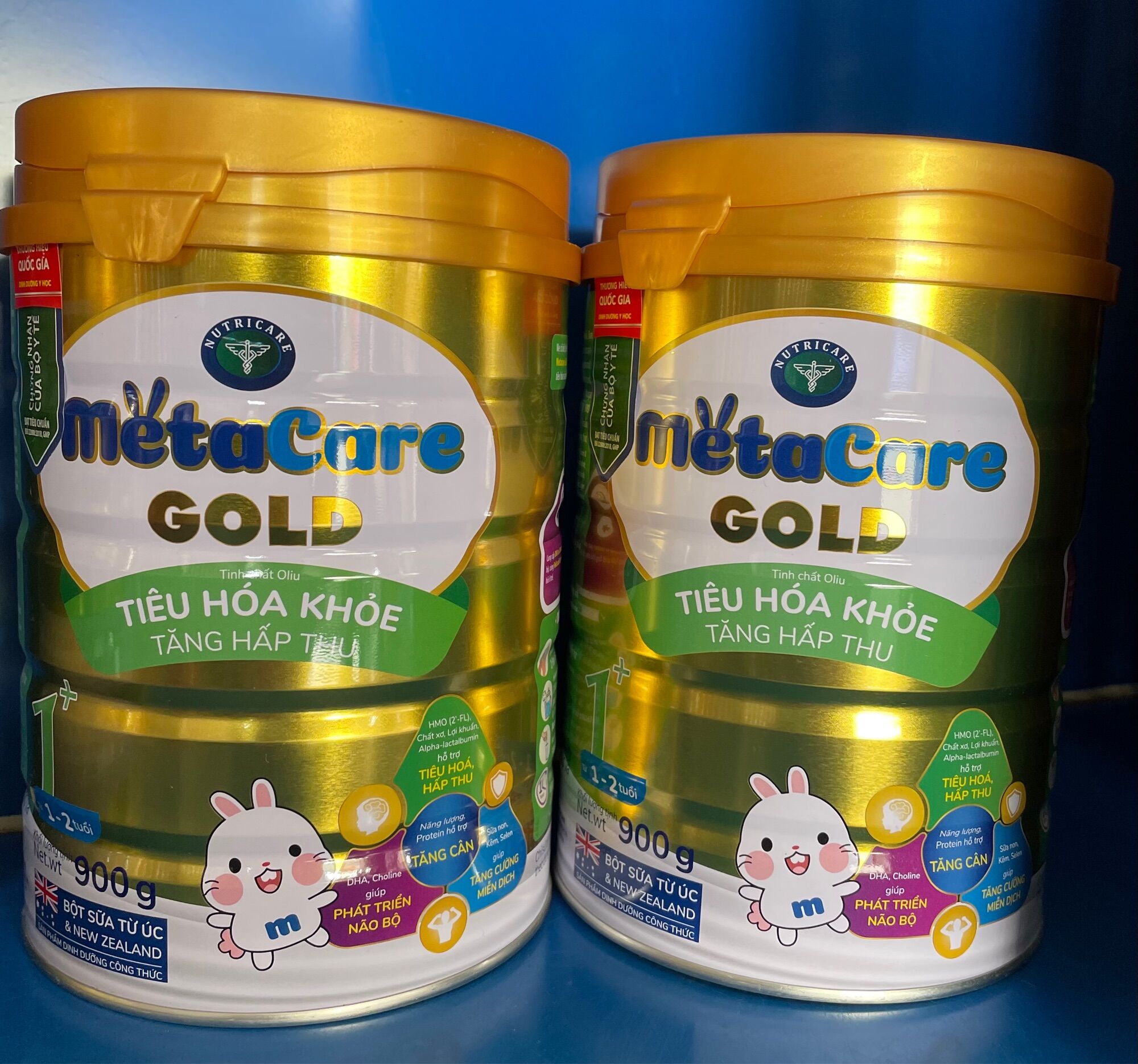 [Combo 4 Lon] Sữa bột Metacare Gold 1+ 900g
