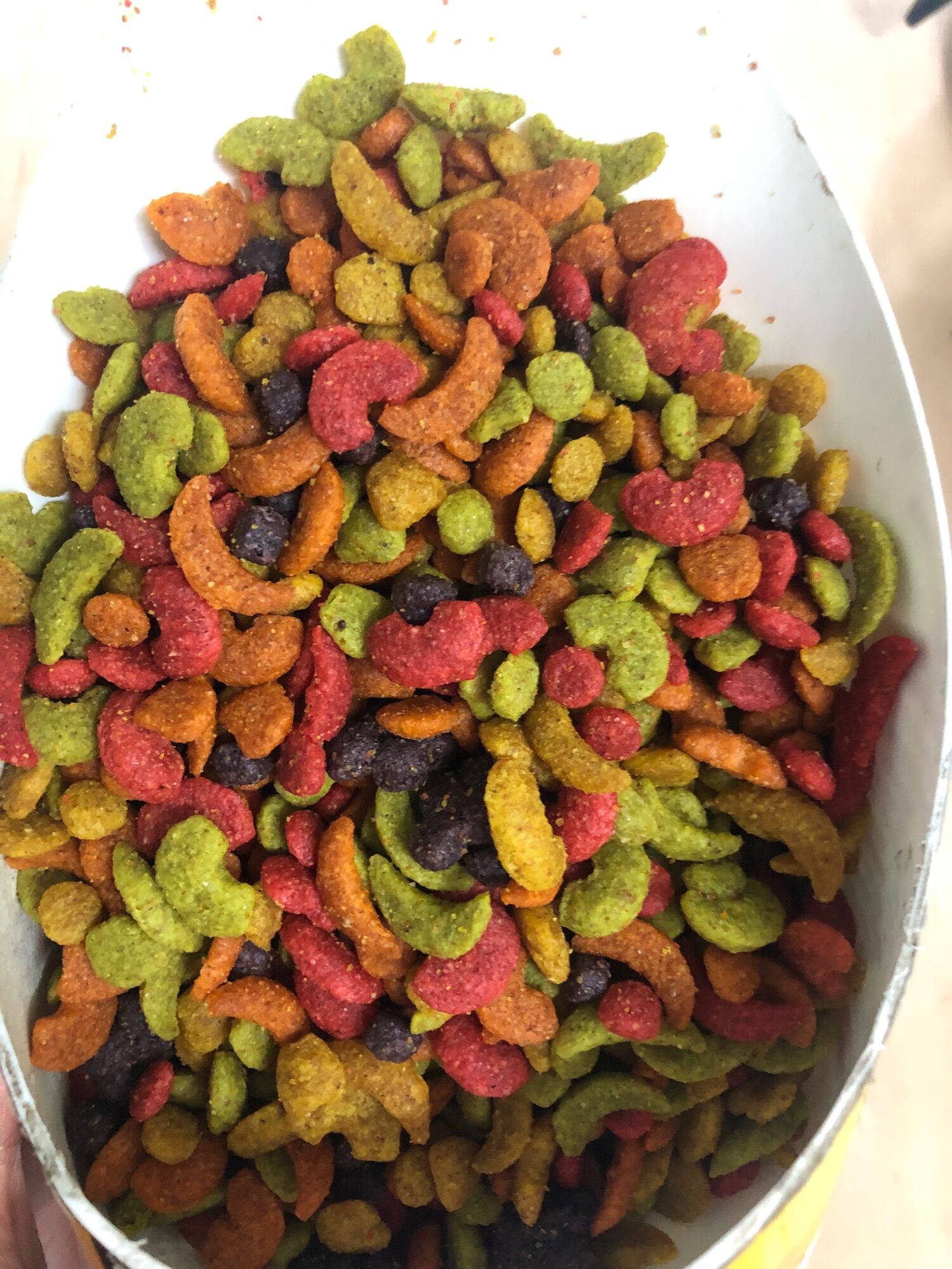 Hạt trái cây cho vẹt xám châu phi gói lẻ 100g