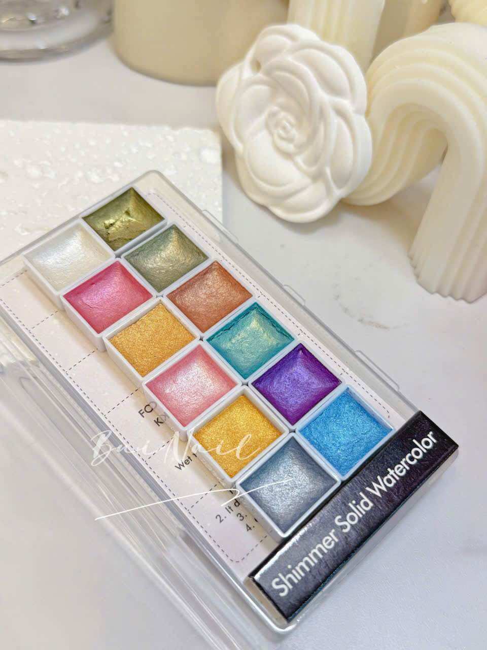 SET MÀU NƯỚC VẼ 12 MÀU