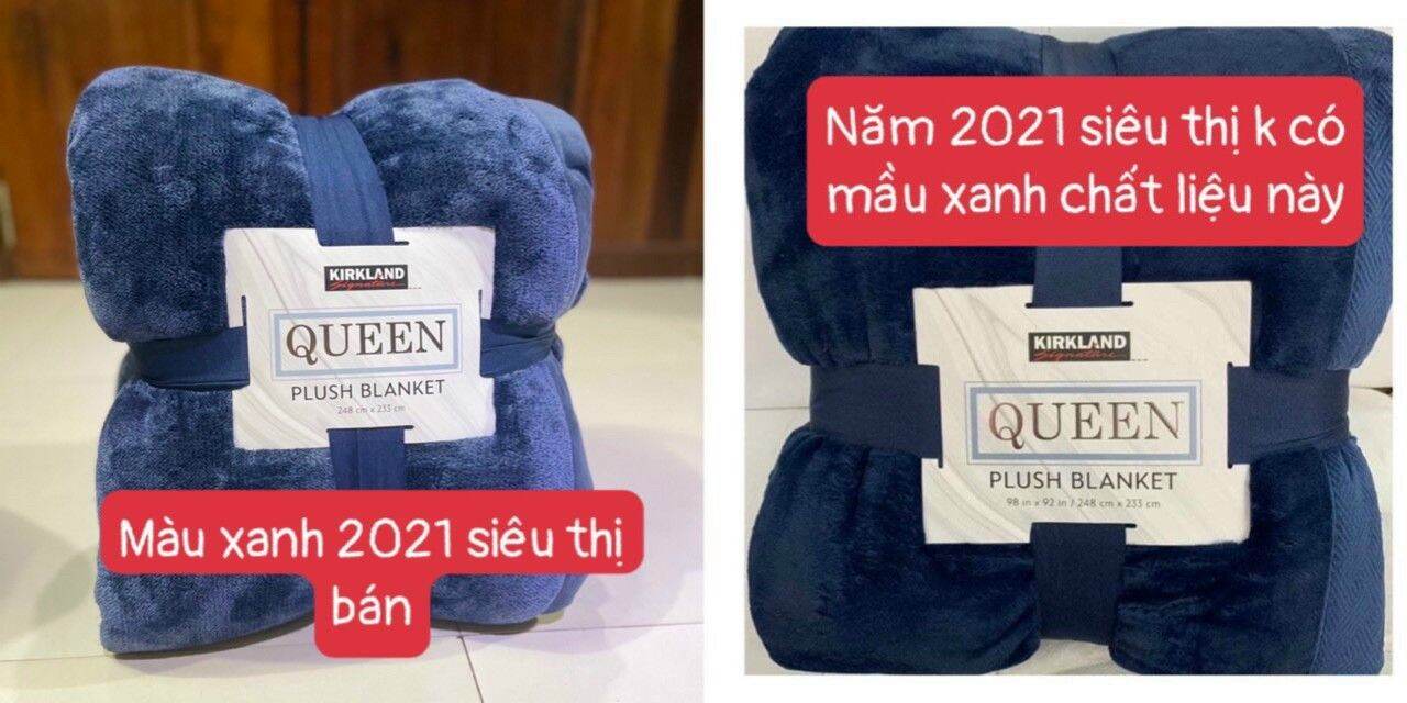 Chăn lông cừu Kirkland Mỹ chính hãng