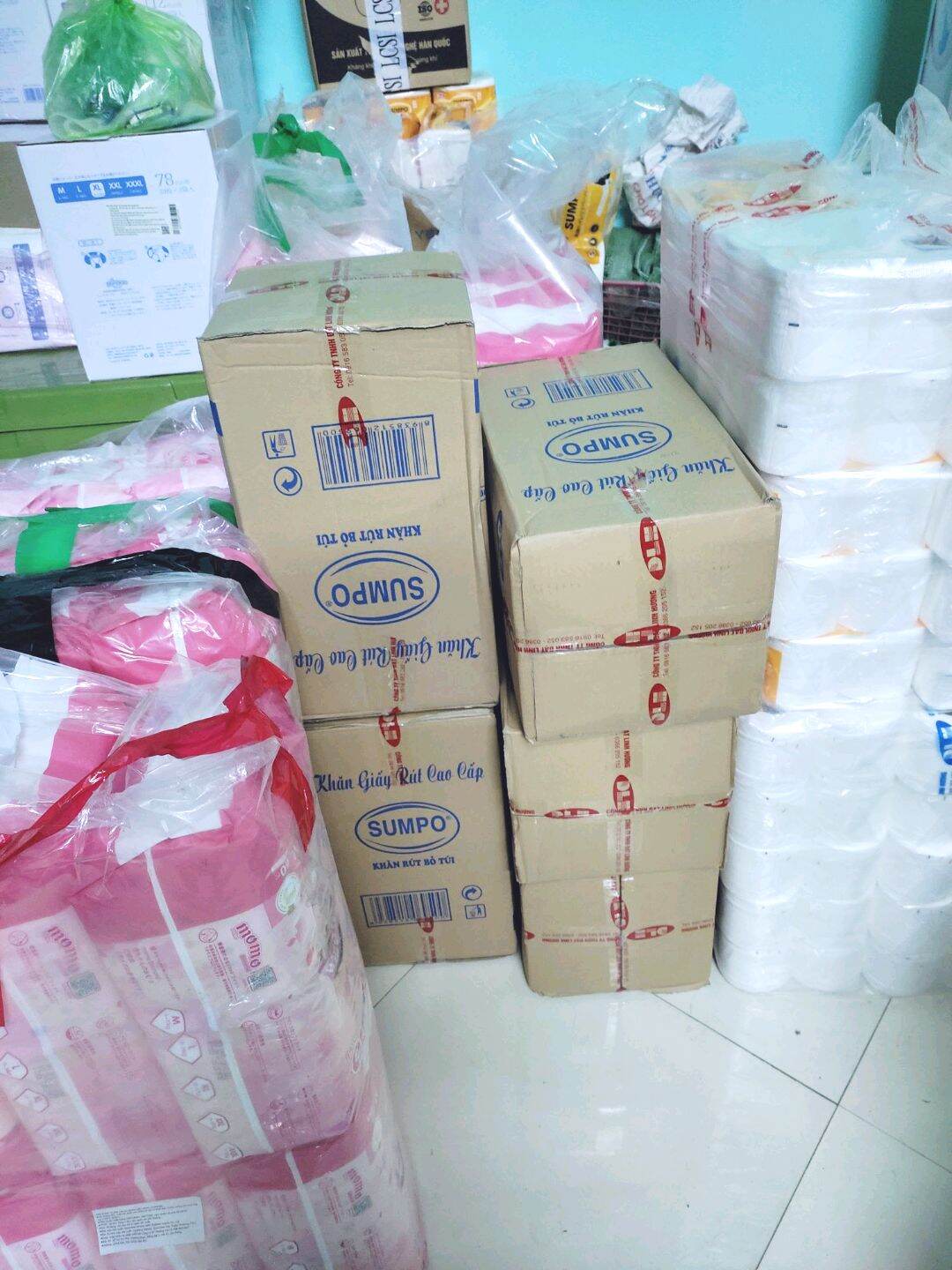 Khăn giấy rút bỏ túi Sumpo
