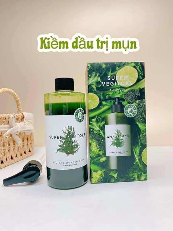 Sữa rửa mặt rau củ Super Vegitoks Cleanser thải độc 300ml