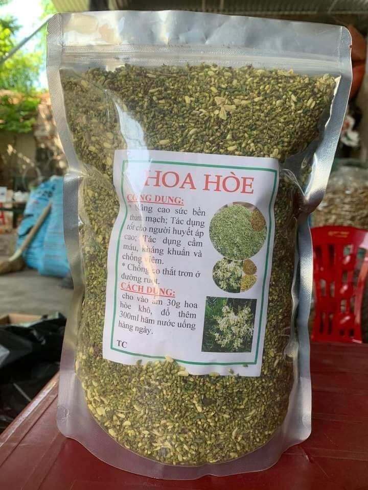 1kg nụ hoa hòe vụ mới xanh đẹp thơm ngon mát