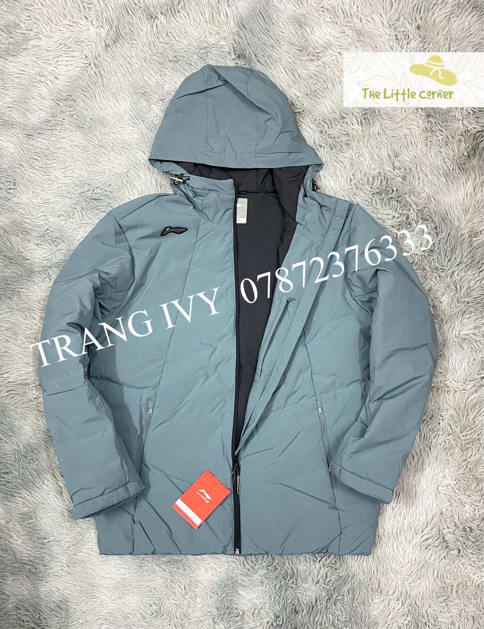 Áo phao lông vũ nam Lining AYMS389