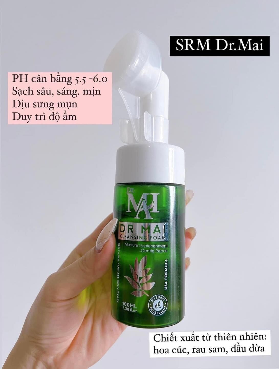 Sữa rửa mặt DrMai giúp sạch da hỗ trợ sạch mụn